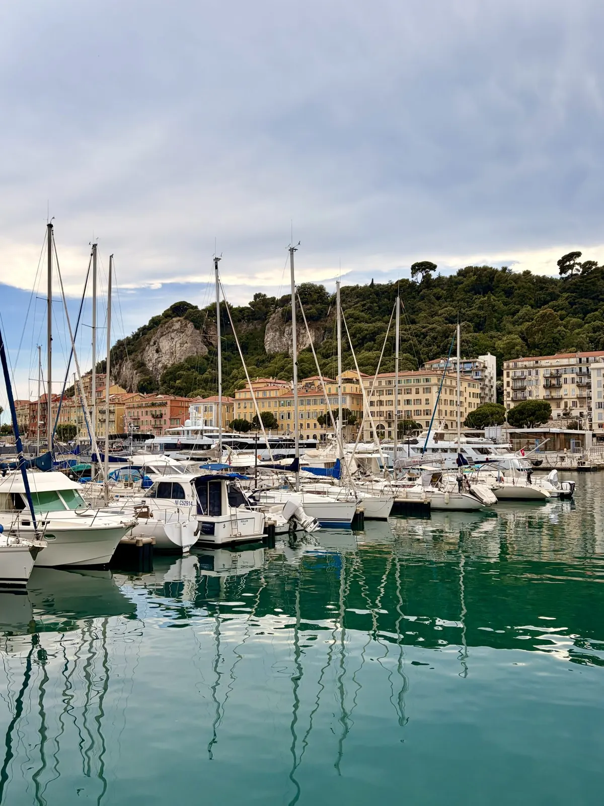 The Port of Nice and its boats